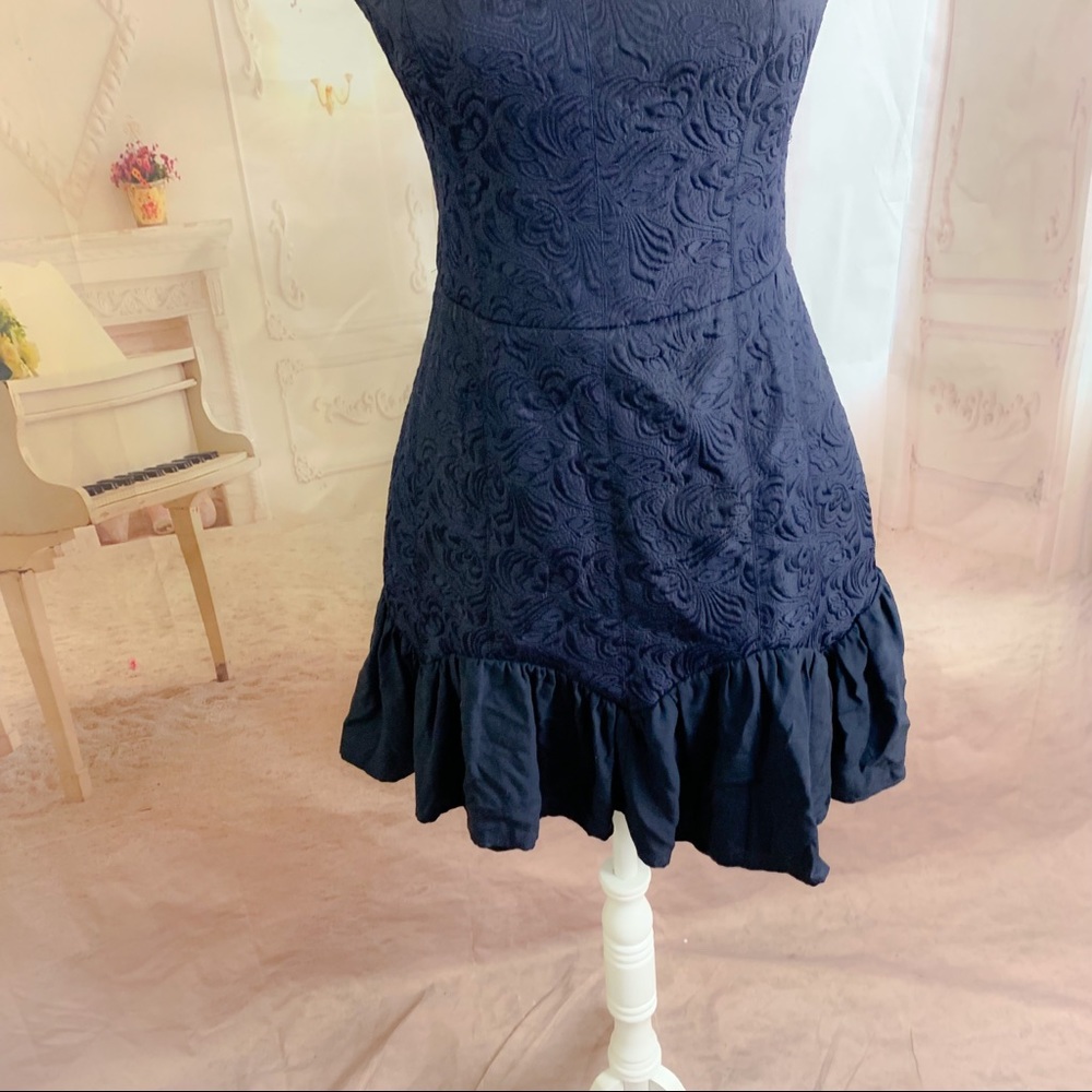 NEW Keepsake The Label Thing Called Love Dress in Navy - Picture 6 of 15